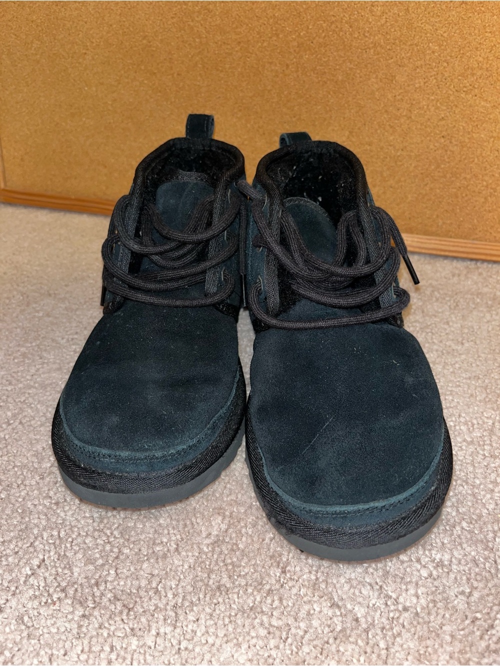 UGG kids Black Suede Chukka Boots